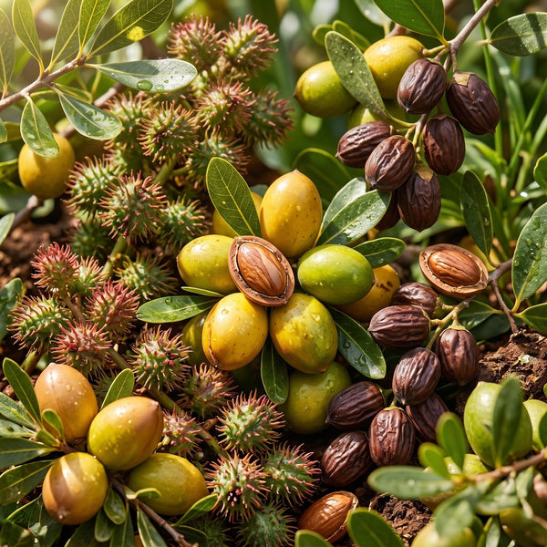 Argan, Jojoba & Castor Oils